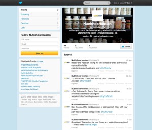 Twitter - Nutrishop